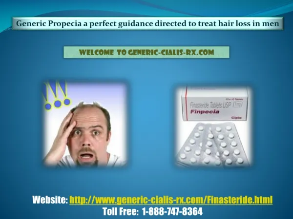 Generic Propecia a perfect guidance directed to treat hair l