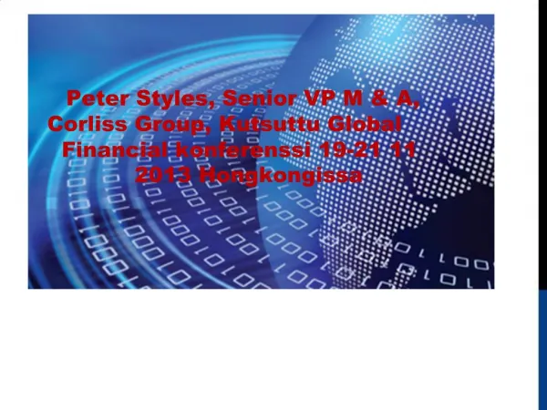 Peter Styles, Senior VP M