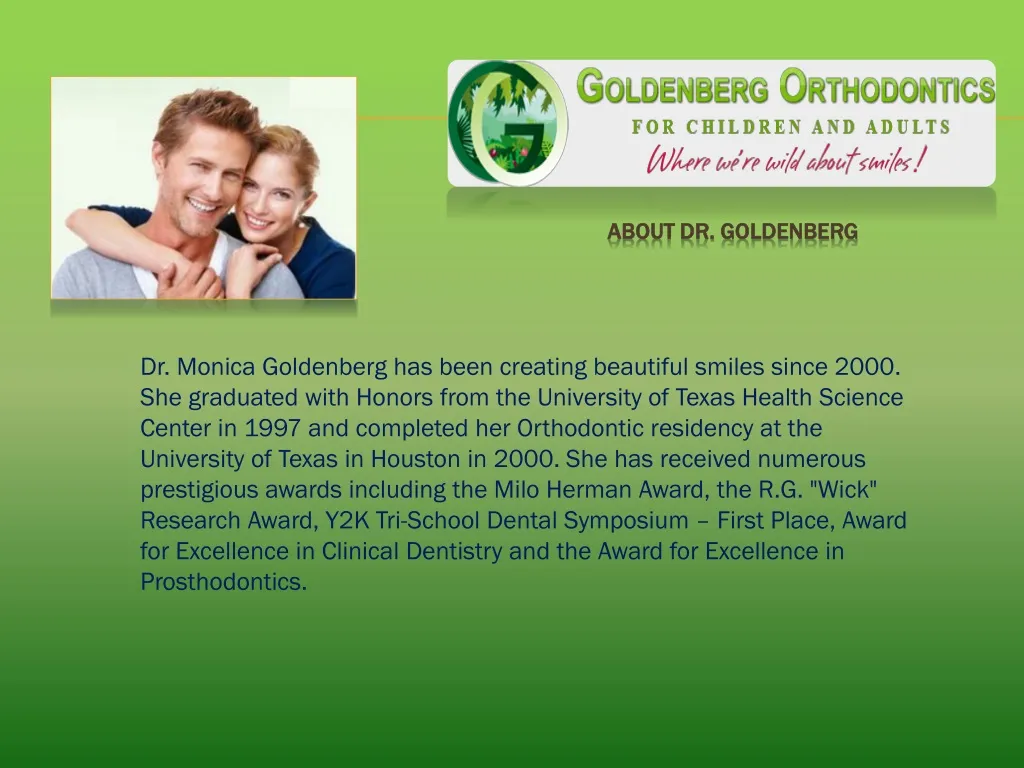 about dr goldenberg