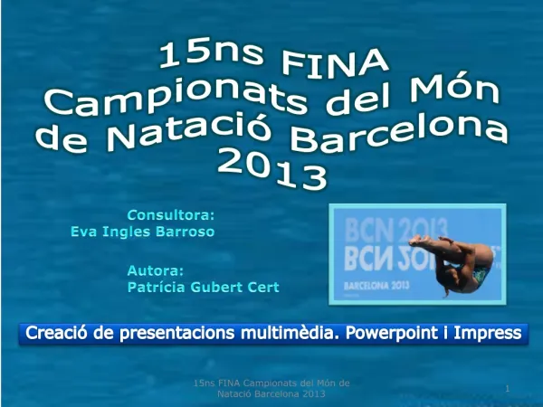 Campionats Natacio Barcelona 2013