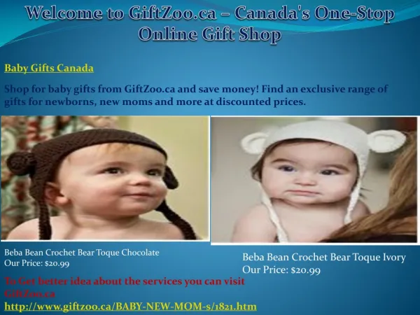 Baby Gifts Canada