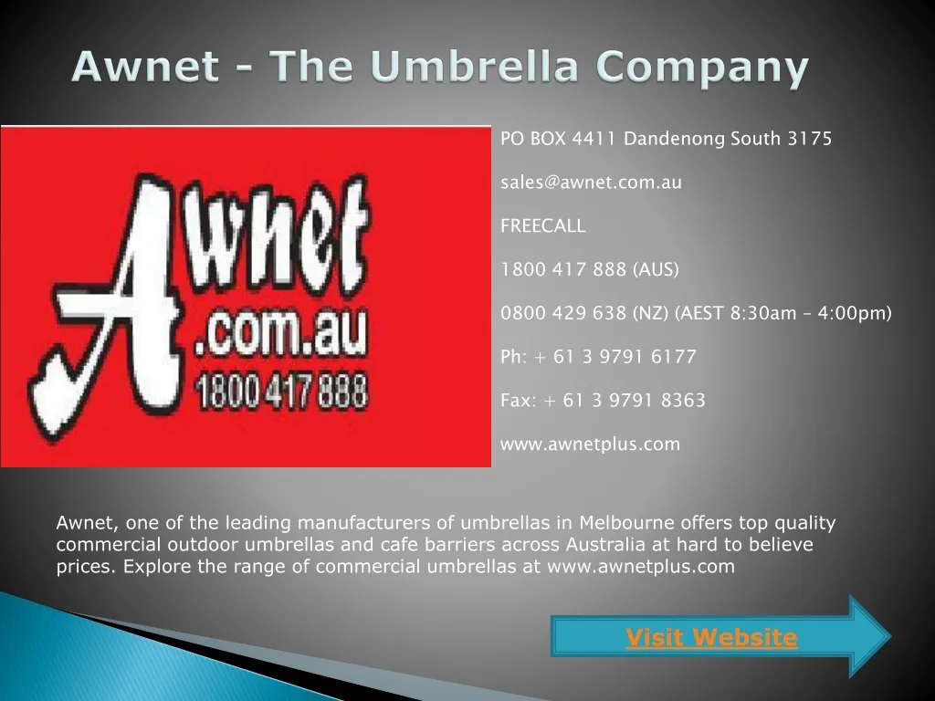 awnet the umbrella company