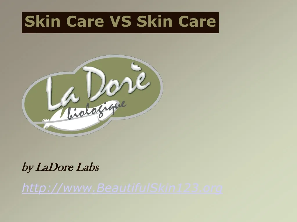skin care vs skin care