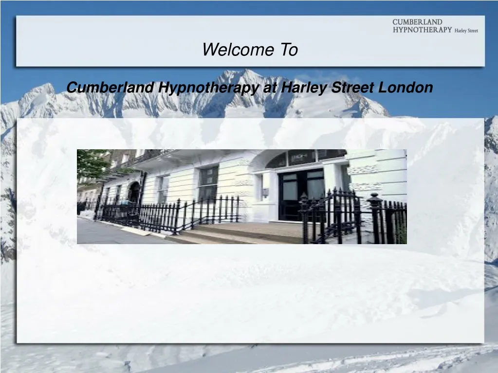welcome to cumberland hypnotherapy at harley street london
