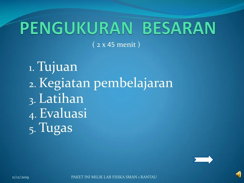 pengukuran besaran