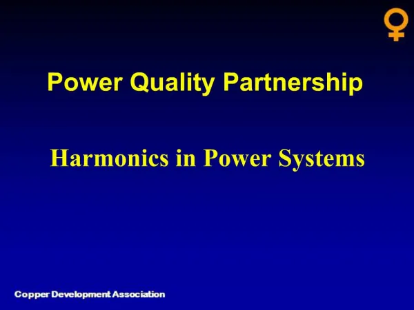 Power Quality Partnership