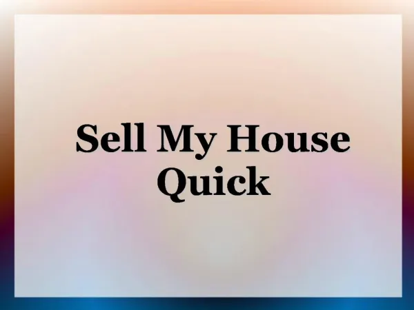 Sell My House Quick