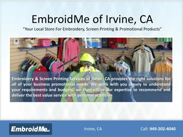 The Embroidery Store Irvine