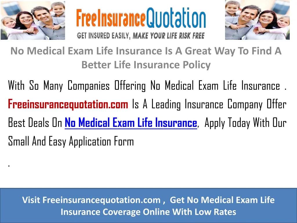 no medical exam life insurance is a great way to find a better life insurance policy