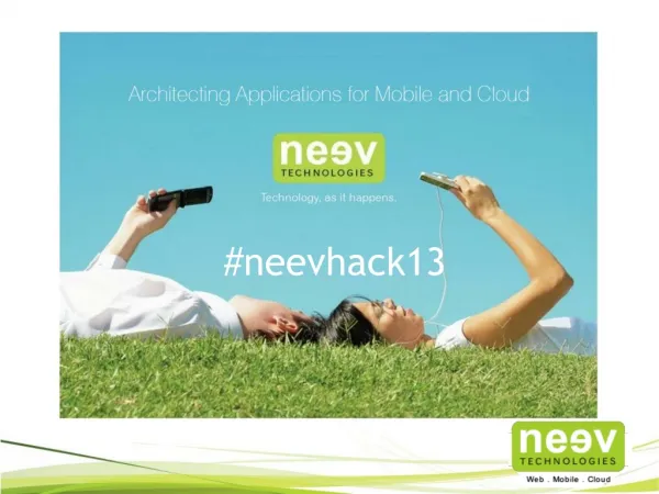 Neev Hackathon - 2013