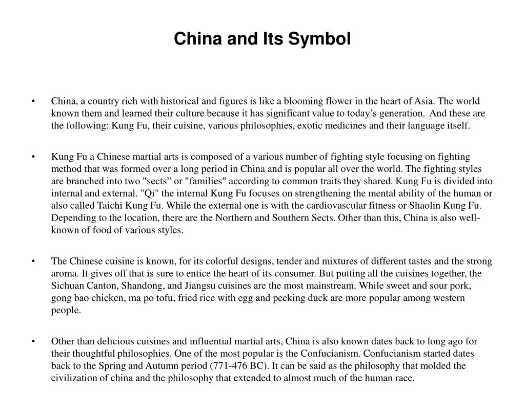 china and its symbol