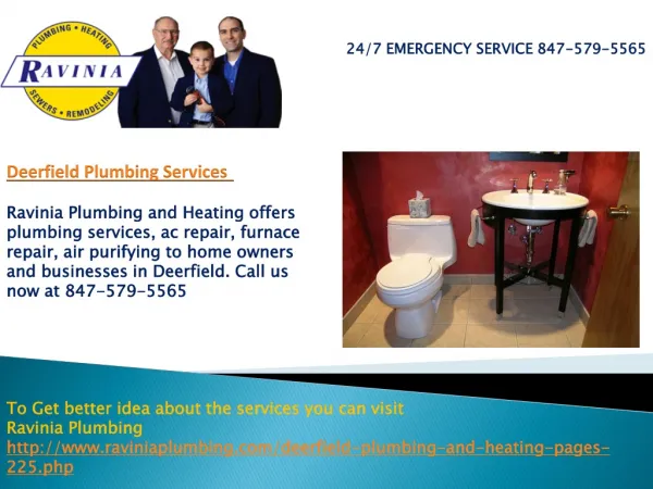 Deerfield plumbing services