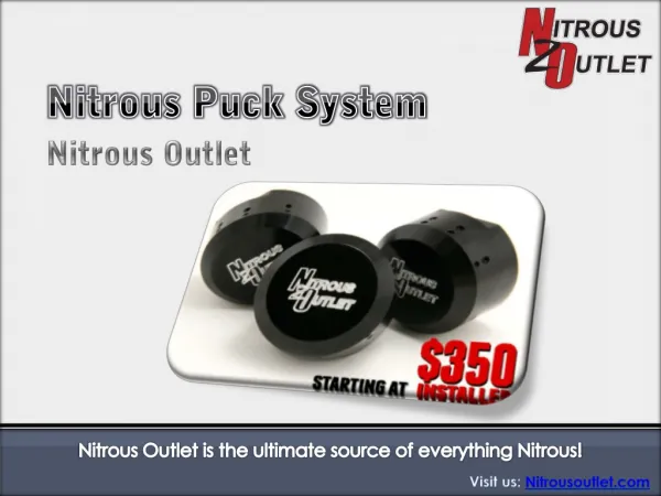 Nitrous Outlet Nitrous Puck System