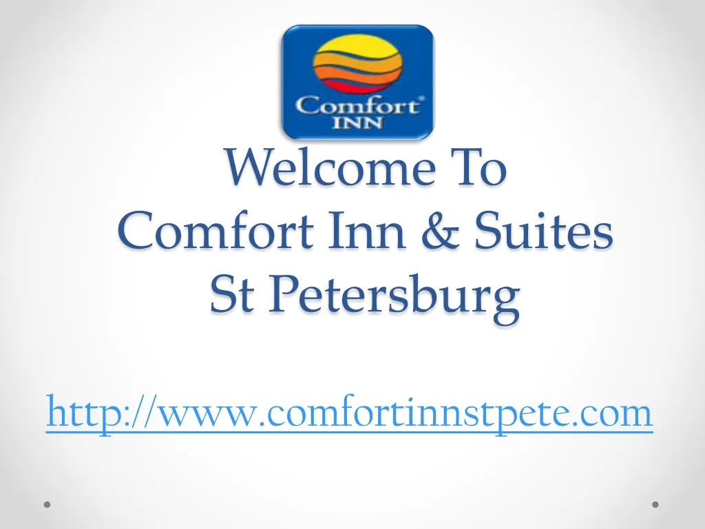 welcome to comfort inn suites st petersburg