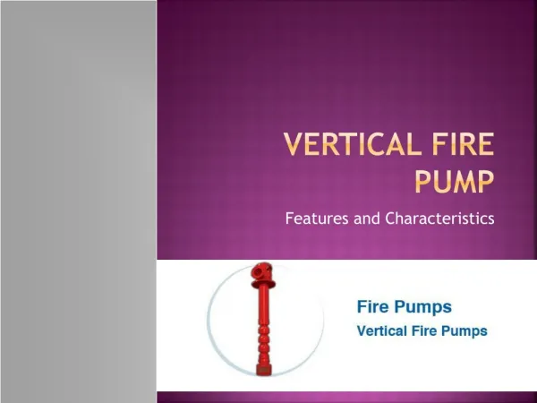 Fire Pump Characterstics