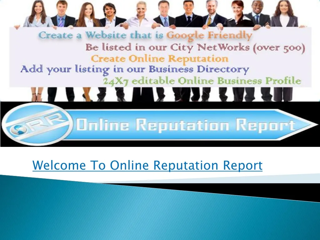 welcome to online reputation report