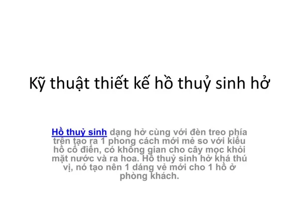 k thu t thi t k h thu sinh h