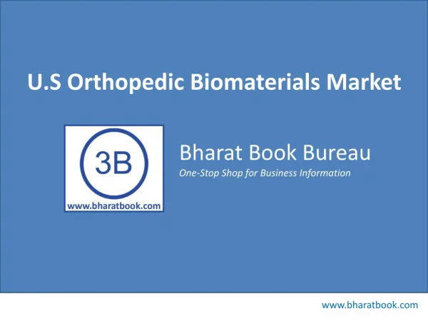 U.S Orthopedic Biomaterials Market