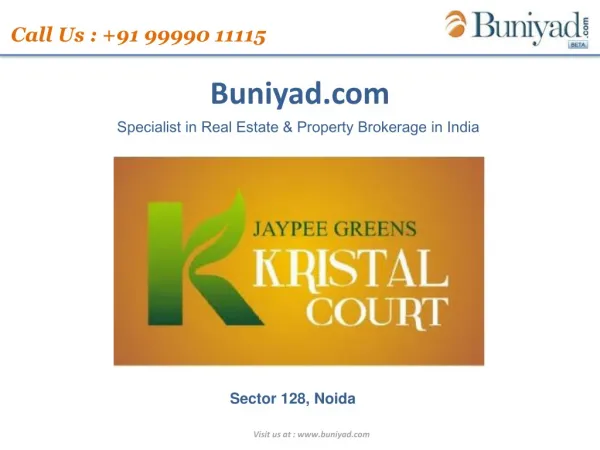 Jaypee Kristal Court - Sector 128, Noida @ 9999011115