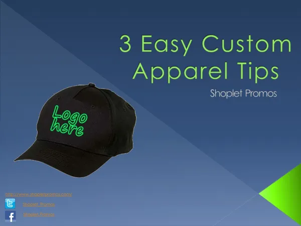 3 Easy Custom Apparel Tips