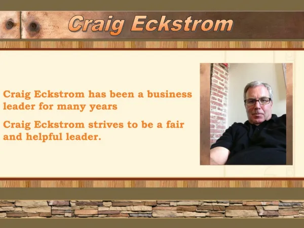 Craig Eckstrom