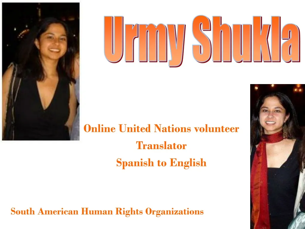 online united nations volunteer translator spanish to english