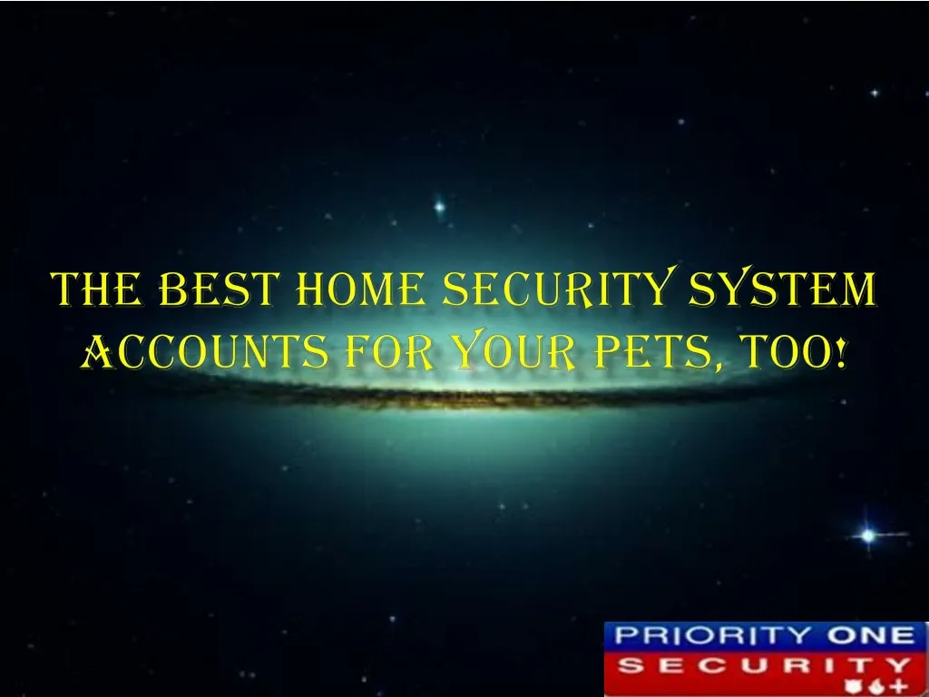 the best home security system accounts for your pets too