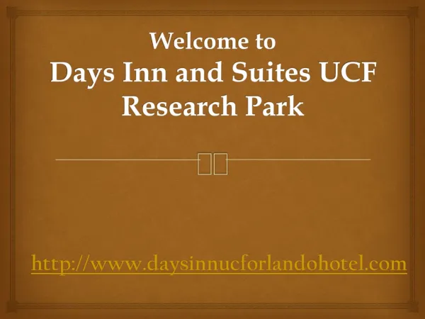 Days Inn and Suites UCF Research Park