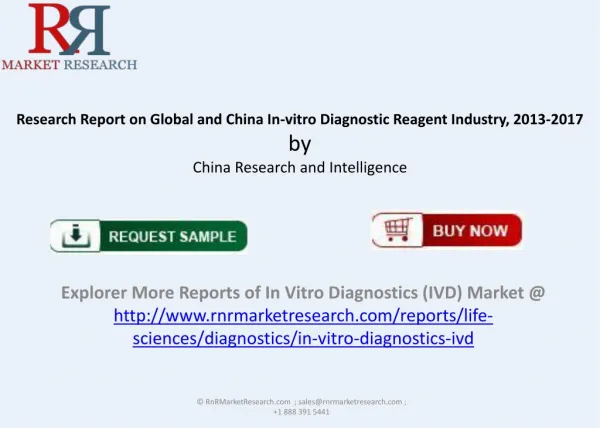Global and China In vitro Diagnostic Reagent Market 2017