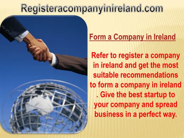 Form a Company in Ireland