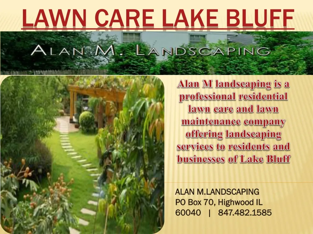 lawn care lake bluff