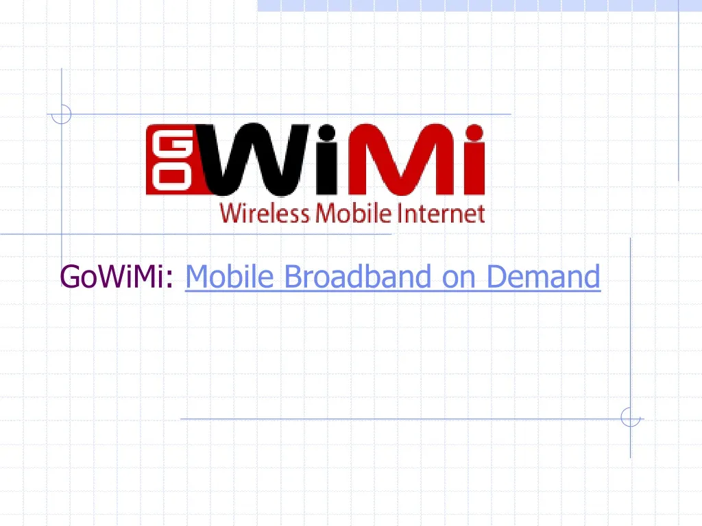 gowimi mobile broadband on demand