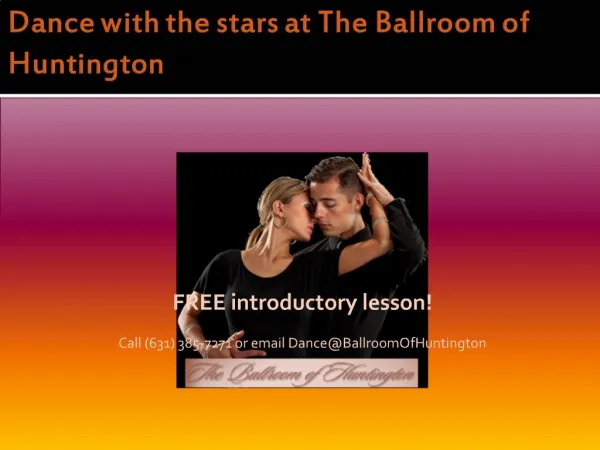 Few Things You should Know about Ball Room Dancing Lessons