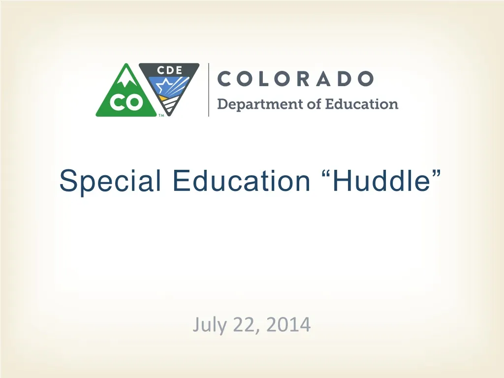 special education huddle