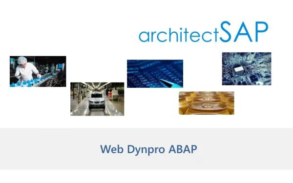 Learn More About Web Dynpro ABAP