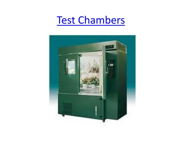 Test Chambers