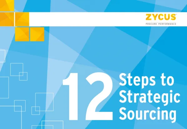 12 Steps to Strategic Sourcing