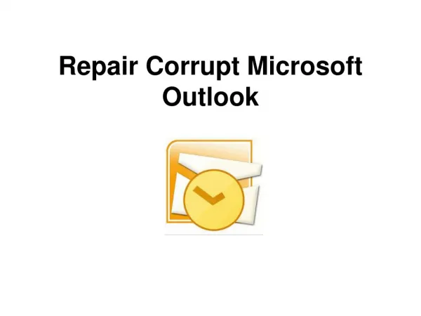 Repair damaged emails by Email Recovery software