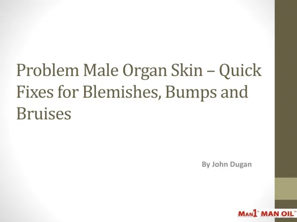 Problem Male Organ Skin