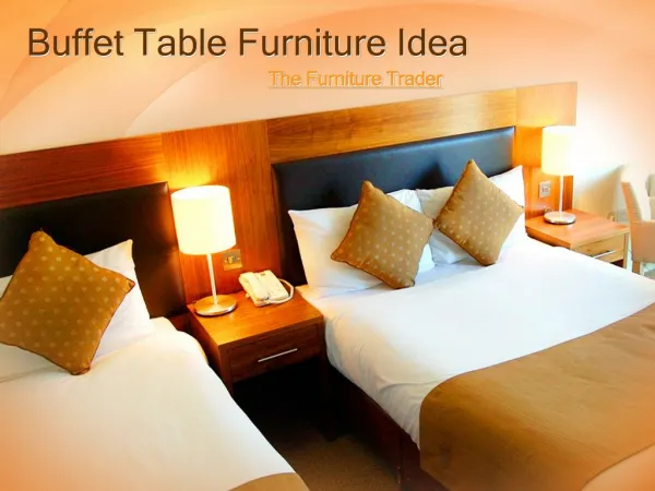 Buffet Table Furniture idea