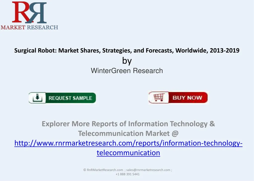surgical robot market shares strategies and forecasts worldwide 2013 2019 by wintergreen research