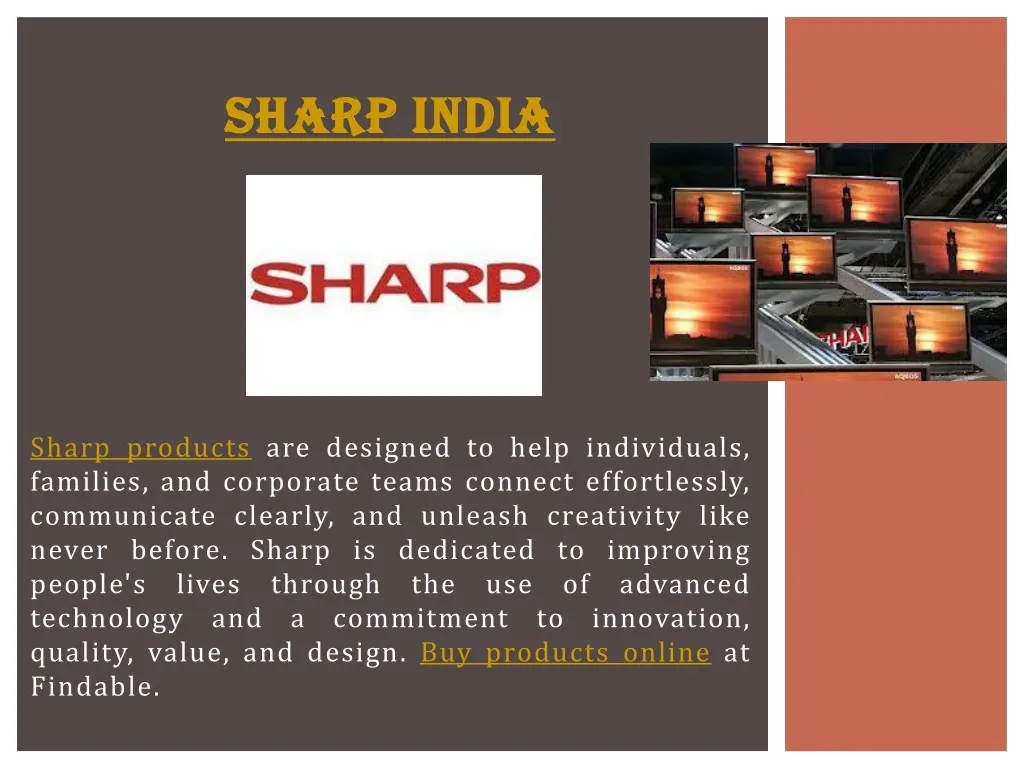 sharp india
