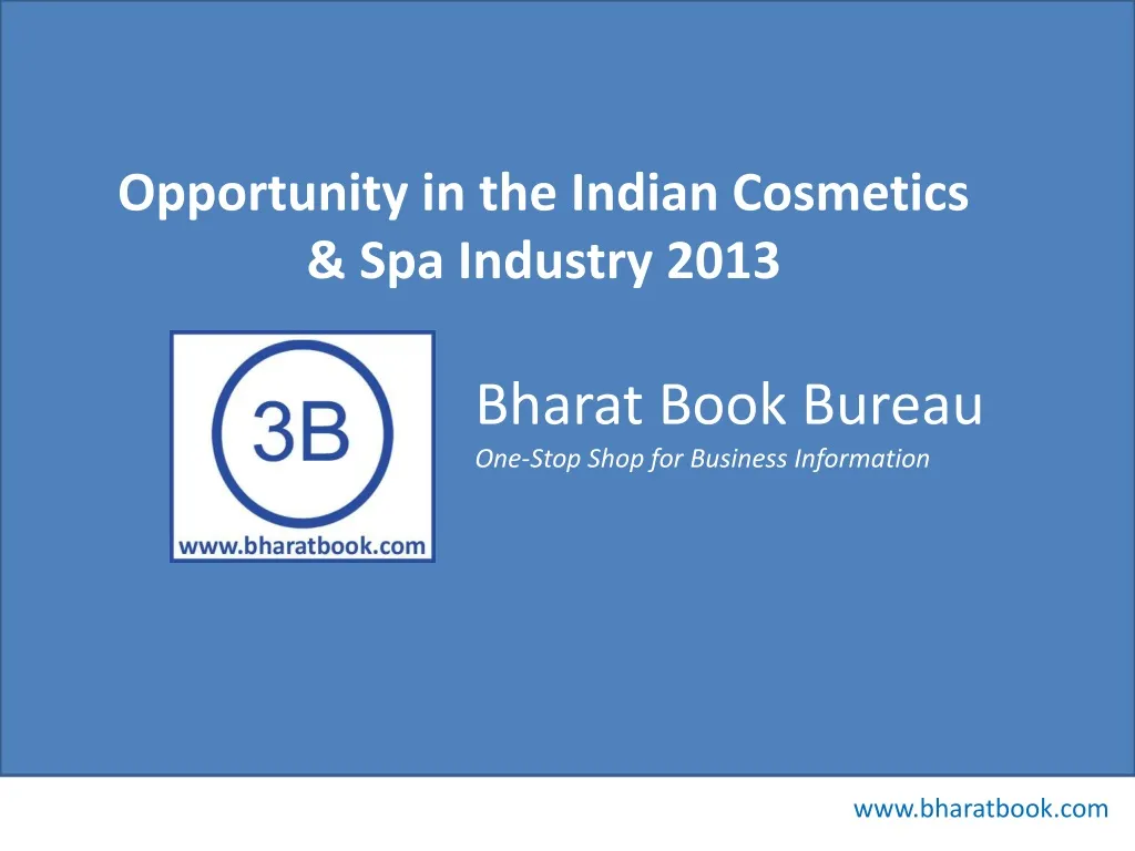 opportunity in the indian cosmetics spa industry