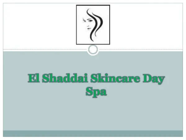 El Shaddai Skincare Day Spa