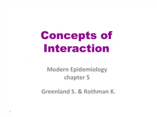 Concepts of Interaction - slide 1