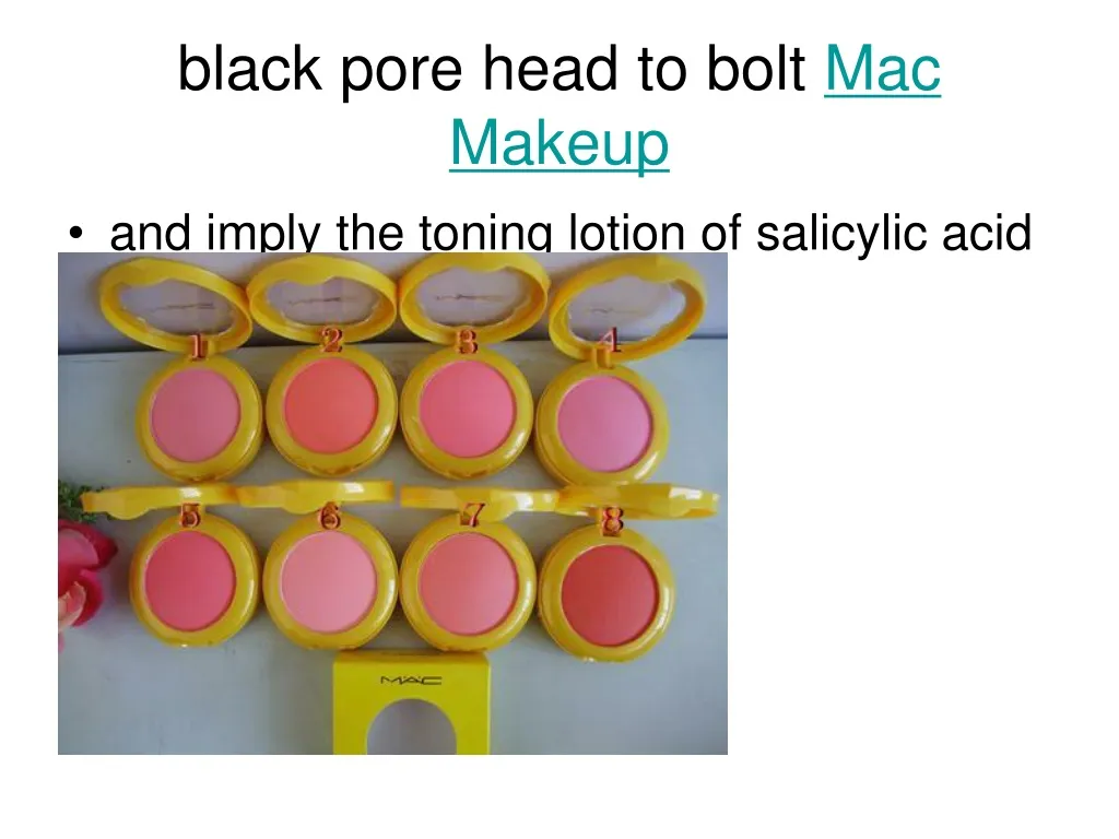 black pore head to bolt mac makeup