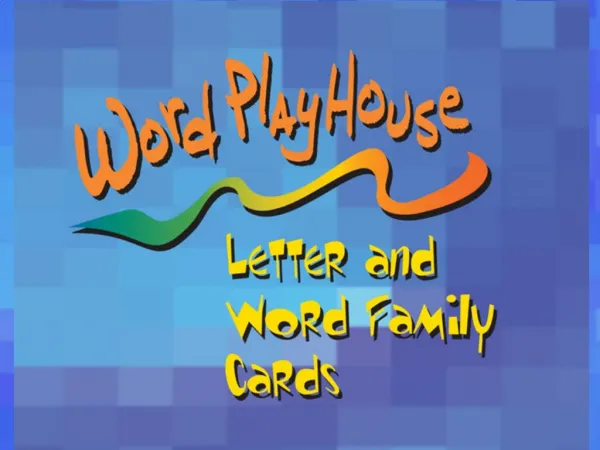 Word PlayHouse is a program that provides students with visual impairments the opportunity to participate in classroom a