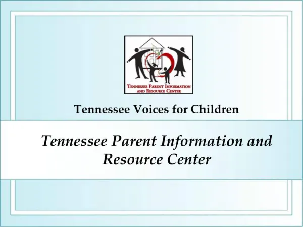 Tennessee Parent Information and Resource Center