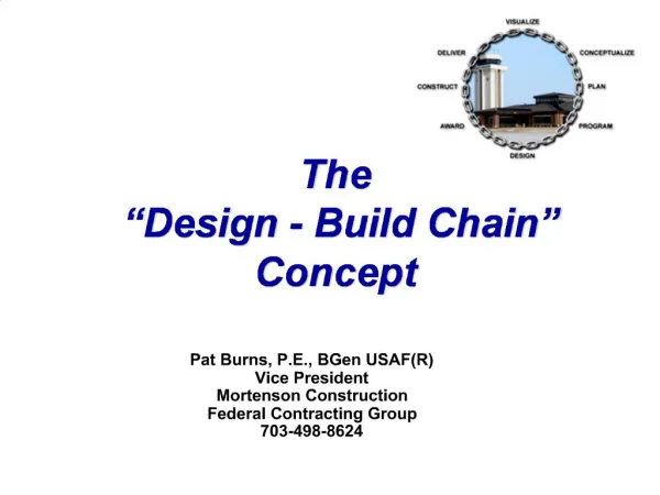 The Design - Build Chain Concept