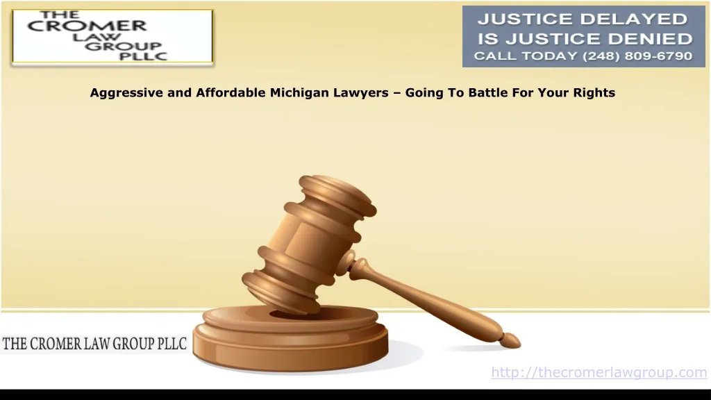 aggressive and affordable michigan lawyers going